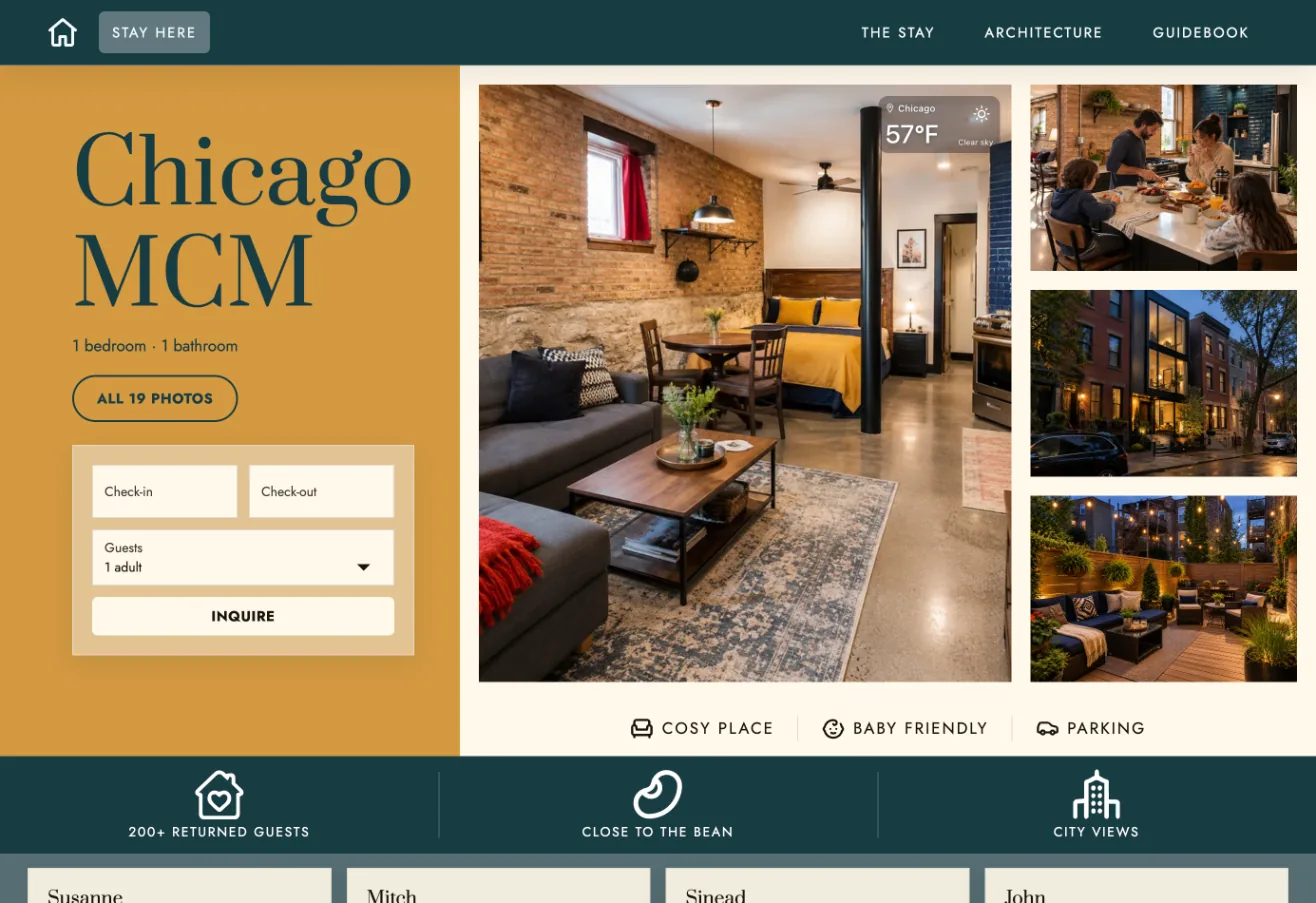 The Gallery Masthead on the Chicago MCM website